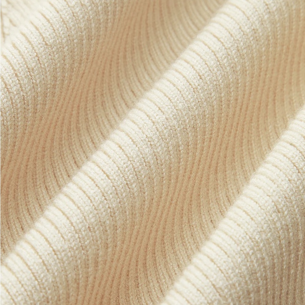Beige Sleeveless Ribbed Top - Picture 14 of 15